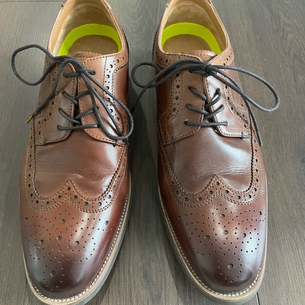 Brown Florsheim Cap Toe Oxford Dress Shoe size:9